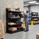 Premium Wall Shelving Bay 1.8m High with Base Shelf and 4 Adjustable Shelves for Efficient Storage