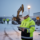 Premium High-Visibility Winter Jacket with Reflectors and Piled Lining for Comfort in Harsh Environments