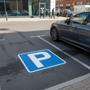 Premium Thermoplastic Preformed Parking Marking Symbol in 3 Sizes for Enhanced Visibility and Durability