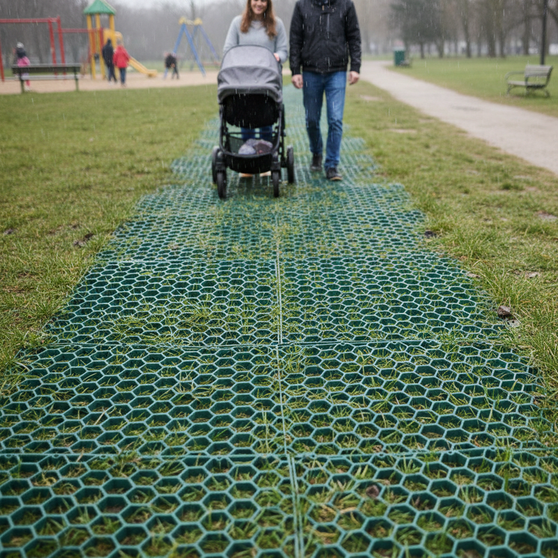 Premium Grass Protection Mats for Outdoor Use