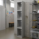 Steel 4-Door Perspex Locker 1800mm Height 300mm Width