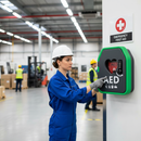 Premium Temperature Controlled AED Cabinet with Lockable Door and Intelligent LED Lighting System