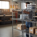 Premium Chrome Wire Shelf with 300kg Capacity - Adjustable Height