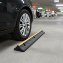Premium Heavy Duty Car Wheel Stopper 1000mm Long with Three Fixing Points for Effective Parking Control