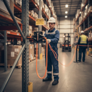 Premium Cord Strap Holder for Versatile Barrier System with Magnet Attachment - High-Quality Professional Grade for Industrial and Commercial Appli...