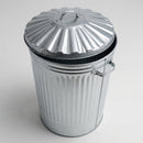 Galvanised Steel Waste Bin, 90 Litre Capacity with Handles (view 2)