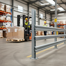 Premium 1800mm Heavy Duty Double Run RSJ Barrier Post for Vehicle Protection - High-Quality Professional Grade for Industrial and Commercial Applic...