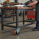 150mm Fixed Plate Heavy Duty Castor with Polyurethane Tyre