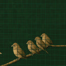 Green PVC Coated Lightweight Mesh, 25x25mm Square Holes - 90cm High Rolls