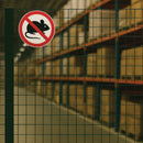 Green PVC Coated Lightweight Mesh, 25x25mm Square Holes - 90cm High Rolls