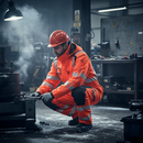 High-Performance Winter Boilersuit with Hi-Vis Reflective Strips