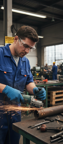 Premium Lightweight Safety Spectacles with Adjustable Arms and Polycarbonate Lens for Extreme Conditions