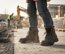 Premium Heavy Duty 6 Inch Boot with Steel Toe Cap, Slip Resistant Sole, and Heat Resistant Features