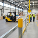 Professional Yellow Plastic Z Section Barrier Post Top Cap for Safety and Protection