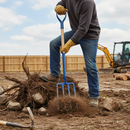 Premium Heavy Duty Contractors Fork with Solid Socket Design and Durable Steel Construction for Tough Soil Loosening