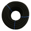 18mm Black Polypropylene Rope 3 Strand – Heavy-Duty, Weatherproof & UV-Resistant – 30m Coil