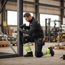 Professional Heavy Duty Softshell Trousers with Holster Pockets, Waterproof and Breathable Design for Harsh Weather Conditions