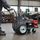 125mm Diameter Heavy Duty Wheel with Rubber Tyre and Metal Centre