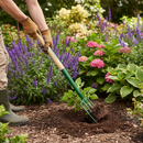 Premium Heavy Duty Border Fork - Forged Steel Construction with Ergonomic Handle Options for Gardening and Landscaping