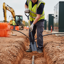 Premium Heavy Duty Cable Layer Shovel with Forged Steel Head and Multiple Handle Options for Efficient Trenching