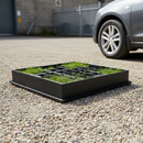 Premium Grass & Gravel Manhole Cover - Galvanised Steel with Cellular Paving Grid for Durable Drainage Solutions