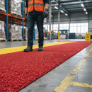 Heavy Duty Spaghetti Site Mat PVC Industrial Matting - 1200mm x 12m with Anti-Slip and UV Resistance