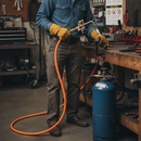 Premium Heavy Duty Gas Welding Hose 20bar Orange Propane/LPG ISO3821 Compliant for High-Performance Applications