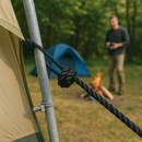 10mm Black Polypropylene Rope 3 Strand - 100m Heavy-Duty Coil