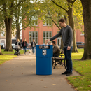 Premium Jumbo Litter Bin - 150 Litres Capacity with Lockable Hood and Durable UV Grade Plastic