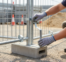 Premium Steel Anti-Lift Device for Enhanced Security of Temporary Fencing Panels