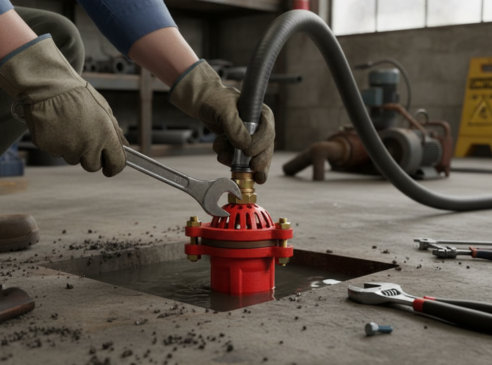 Cast Iron Footvalve & Strainer