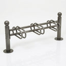 Modular 3-Space Steel Cycle Rack, 76mm Posts, Double-Sided Option (view 2)