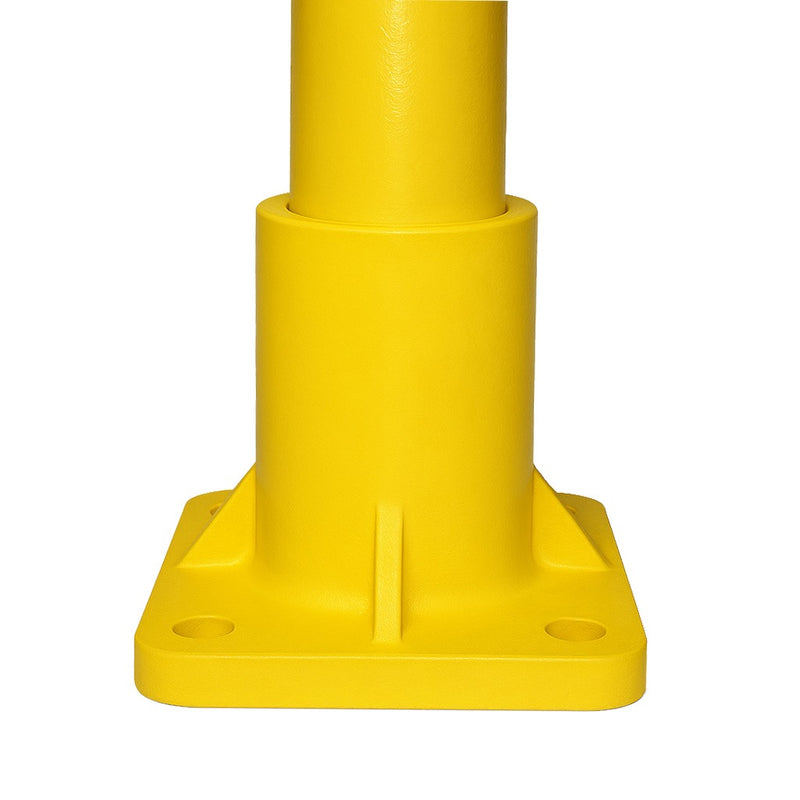 GRP Base Foot – Yellow Structural Clamp for 50mm Handrail Tube