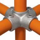 Premium 4 Way Cross Clamp – 90° Handrail Fitting for 26.9mm to 48.3mm Tube