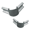 Crash Barrier Corner Bullnose – Adjustable Sprung Galvanised End Unit