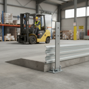 Premium Bolt Down 610mm Spring Armco Barrier Post - Galvanised Steel for Impact Protection