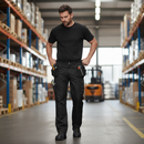 Premium Heavy Duty Cargo Trousers with Multiple Pockets and Reinforced Seams for Professional Use