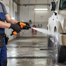 Professional Ergonomic Spray Pistol with Adjustable Water Flow and Quick-Click Adaptor for Enhanced Comfort and Reduced Fatigue