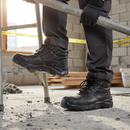 Premium Heavy Duty Leather Safety Boot with Ankle Support and High Slip Resistance for On-Site Protection