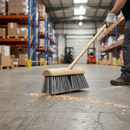 Premium 330mm Stiff Yard Broom with PET Bristles for Superior Cleaning Performance on Rough Surfaces