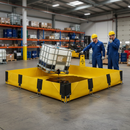 Premium Fuel and Chemical Spill Containment with Supports (150x150x25cm)