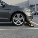 Premium 1200mm Rubber Wheel Stop with Fixings for Parking Safety