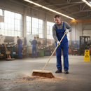 Premium 305mm Trade Soft Sweeping Broom with Natural Coco Fibre Fill for Efficient Cleaning in Workshops and Construction Sites