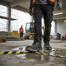 Premium Safety Shoe with Steel Toe Protector and Durable Suede Leather Upper for Industrial Use
