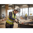 Premium Safety Helmet with Vented Crown and Wheel Ratchet Adjuster