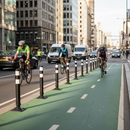 Premium Cycle Lane Separator Bollard with Flexible Safety Design and Reflective Bands for Traffic Management