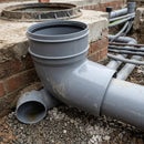 112.5° Single Socket Bottom Offset Bend for 110mm Pipe