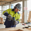 Premium Safety Helmet and Ear Defender Kit for Head and Hearing Protection