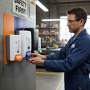 Premium Heavy Duty Skin Safety Board Dispenser with Four Dispensers for Customized Skin Care Solutions