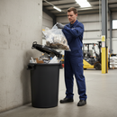 Premium 94 Litre Plastic Dustbin with Lid - Durable and Versatile Waste Management Solution